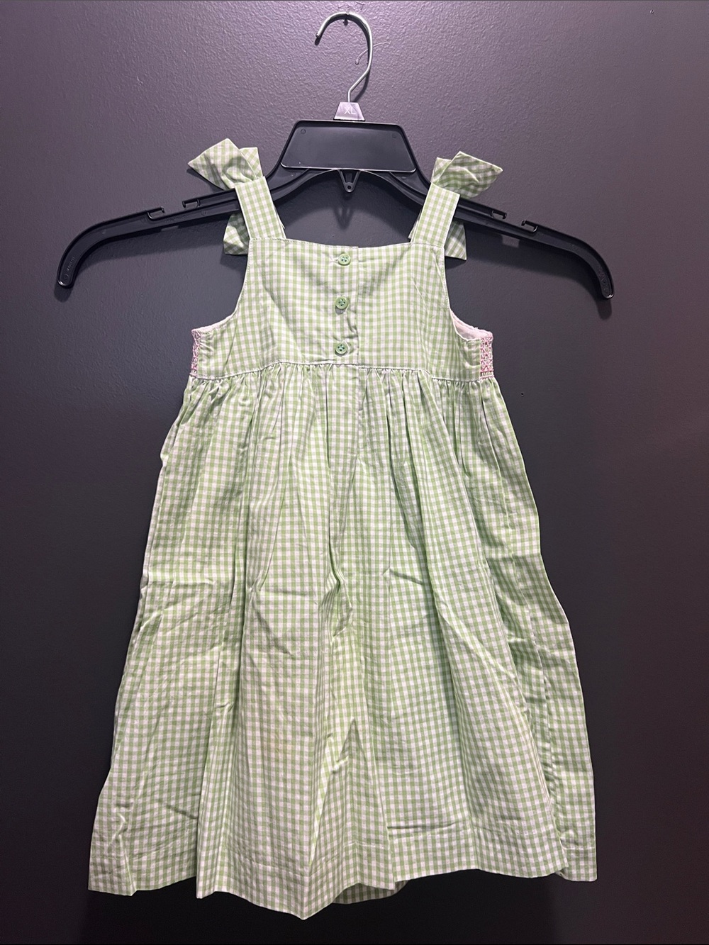 Gymboree gingham dress 2T π― cotton worn once ! Perfect condition - Picture 3 of 4